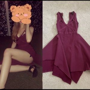 Guess burgundy dress